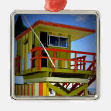 Miami Shack Christmas Ornaments