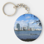 Miami Skyline Key Chain