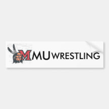 MiamiOhioRedskins2, WRESTLING, MU Bumper Sticker