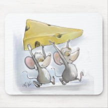 Mic & Mac Bringing In The Cheese  Mousepad
