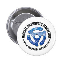Michael Brandvold Marketing Distressed Logo Pins