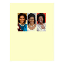 MICHELLE OBAMA COLLECTORS POST CARD