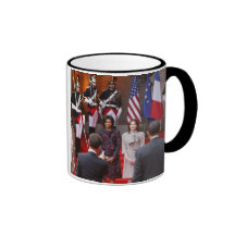 MICHELLE OBAMA EIGHT-DAY EUROPEAN TOUR COFFEE MUGS