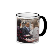 MICHELLE OBAMA EIGHT-DAY EUROPEAN TOUR MUG