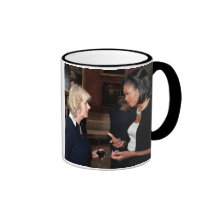 MICHELLE OBAMA EIGHT-DAY EUROPEAN TOUR MUGS
