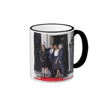 MICHELLE OBAMA EIGHT-DAY EUROPEAN TOUR MUGS