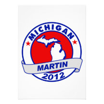 Michigan Andy Martin Personalized Announcement