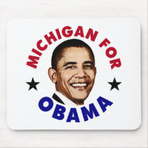 Michigan For Obama Mouse Pad