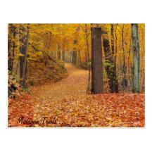 Michigan Trails Postcard