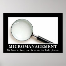 Micromanagement is a successful strategy (L) Poster