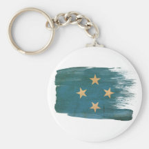 Micronesia Flag Key Chains