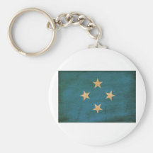 Micronesia Flag Keychain