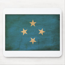Micronesia Flag Mouse Pad
