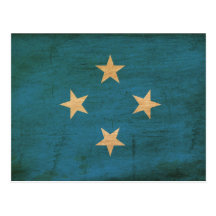 Micronesia Flag Postcards