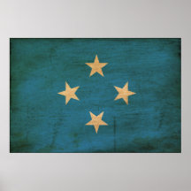 Micronesia Flag Posters