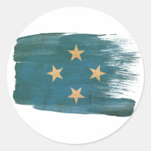 Micronesia Flag Sticker