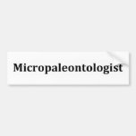 micropaleontologist bumper sticker