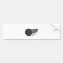 Microphone Photo Bumper Sticker