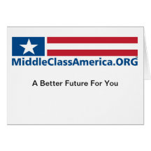 Middle Class America -  Card