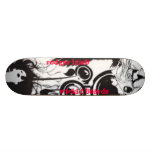 midnight blue custom skateboard