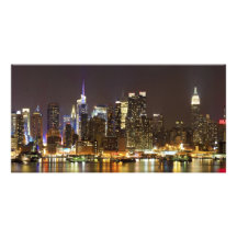 Midtown Manhattan seen from Weehawken New Jersey Picture Card