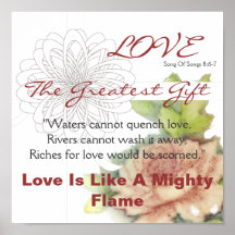 Mighty Love, The Greatest GiftPersonalized-Cust. Print