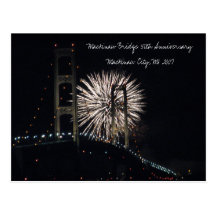 MightyMac_05, Mackinaw Bridge 50th Anniversary ... Post Cards
