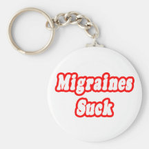 Migraines Suck Key Chain