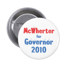 Mike McWherter for Governor 2010 Star Design Pins