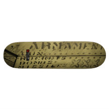Militaria abstract skate deck