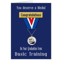 Military Basic Training Congratulations Card