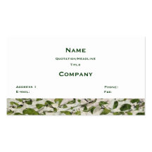 Military business card