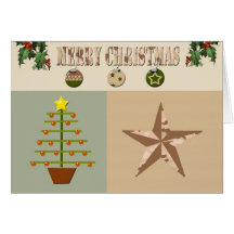 Military Camo Christmas Card