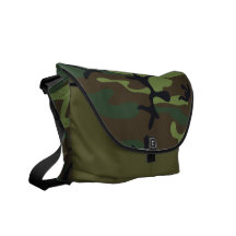 Military Camouflage Messenger Bag Forest