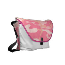 Military Camouflage Messenger Bag Pink
