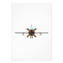 Military Fighter Airplane Personalized Announcement