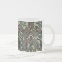 Military Forest Camouflage Background Coffee Mugs
