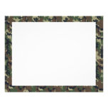 Military Forest Camouflage Background Personalized Invites
