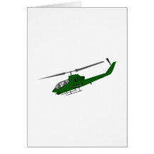 Military Helicopter Greeting Card