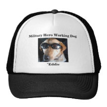 Military Hero Working Dog "Eddie" Hats