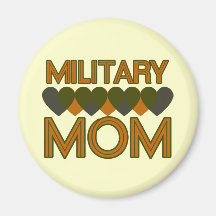 Military Mum Refrigerator Magnet