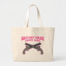 Military Police Proud Wife Bag