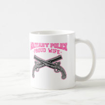 Military Police Proud Wife Coffee Mugs