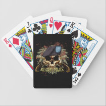Military Police Skull Beret Urban Playing Cards playing cards