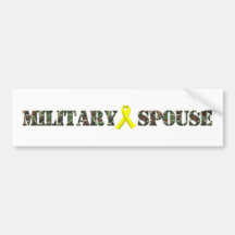 Military Spouse Bumper Sticker