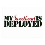 Military Sweetheart Postcard