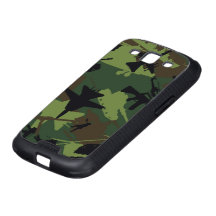 Military Woodland Camouflage Samsung Galaxy S3 Covers