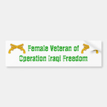 MILITARYPOLICE, MILITARYPOLICE, Female Veteran ... Bumper Stickers