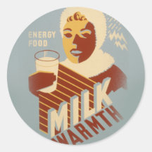 Milk for Warmth Sticker