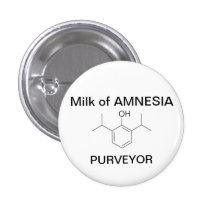 Milk of AMNESIA Pinback Button